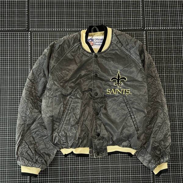 NFL 『 SAINTS』メンズ・アメフトスタジャン・ニュー オリンズ セインツ・スタジアムジャケット