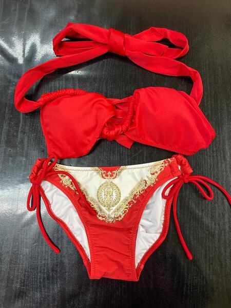 新品未使用 Vivica 水着 セパレート ビキニ M 赤