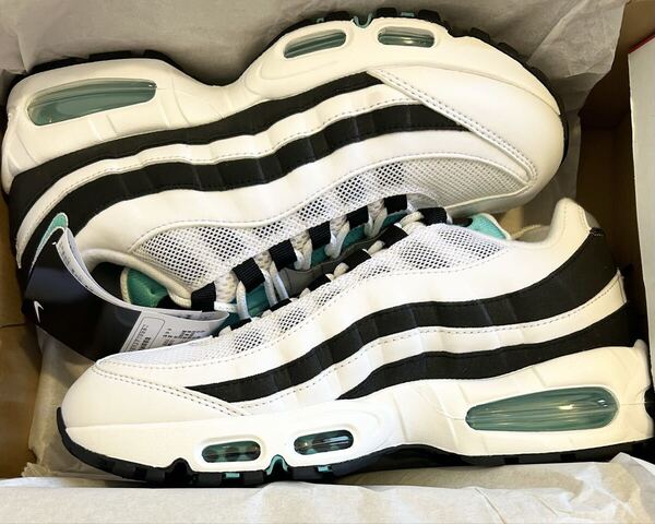 NIKE Air Max 95 OG White and Black エアマックス ホワイト ブラック 25.5 cm