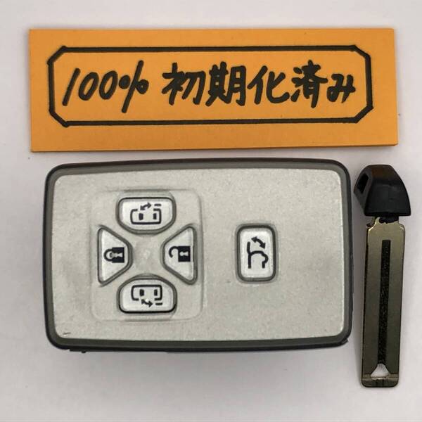 EF298 初期化済 トヨタ スマートキー エスティマ 50 アルファード ヴェルファイア 20 5ボタン 271451-6221 登録可能 埼玉県深谷市