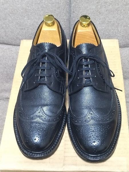 ■REGAL Imperial Grade ウイングチップシューズ 2235 黒 24.5㎝ 送料無料 リーガル 日本製 インペリアルグレード