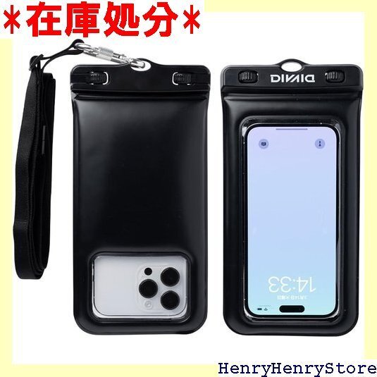 DIVAID ワイドサイズ 防水ケース スマホ用 IP ne Android 各種スマートフォン対応 防水 防塵 821