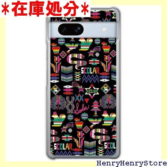 ScoLar スカラー Galaxy S10 SC-0 ポリカーボネート製 保護 たくさんのアイコン ブラック 27