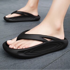38/39 24.0-24.5cm リカバリーサンダル ふかふかしたはきごこち 厚底4.5cm ソングタイプ ビーチサンダルタイプ