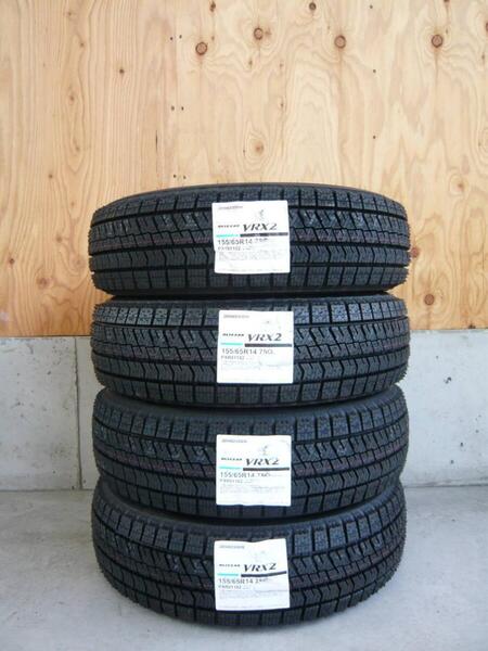 全国送料込☆ブリヂストンVRX2☆155/65R14☆2025年製☆軽自動車N-BOXタントワゴンRスペーシアラパンデリカミニデイズNワゴンアルトミラ
