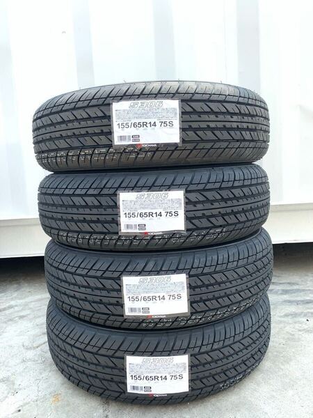 全国送料込☆ヨコハマS306☆155/65R14☆軽自動車N-BOXタントワゴンRムーブスペーシアデリカミニウェイクNワンデイズラパンアルト