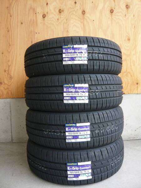 全国送料込☆165/50R16☆グッドイヤーEGコンフォート☆軽自動車・N-BOX・ワゴンR・ムーブ・スペーシア・デイズ・ラパン・ソリオ☆HO