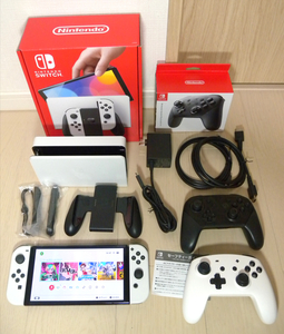 Nintendo Switch スイッチ 有機ELモデル ホワイト 付属品完備 正常動作品 美品 コントローラ付
