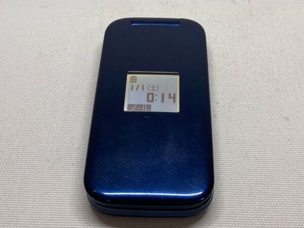 docomo ドコモ F-08C FUJITSU 富士通 FOMA らくらくホン 携帯電話 ガラケー ネイビー f885e56dd