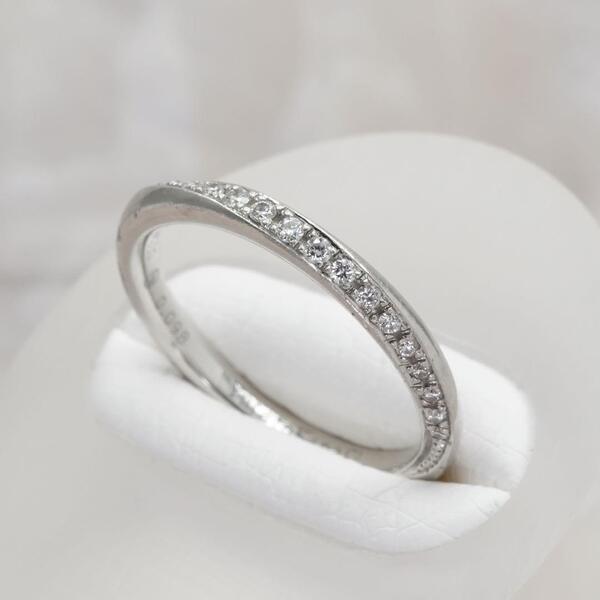 39147 ★DIAMOND SHIRAISHI★ ブーケ 結婚指輪 Pt950