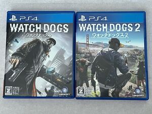 PS4ソフト ウォッチドッグス WATCH DOGS ウォッチドッグス2 WATCH DOGS2 セット