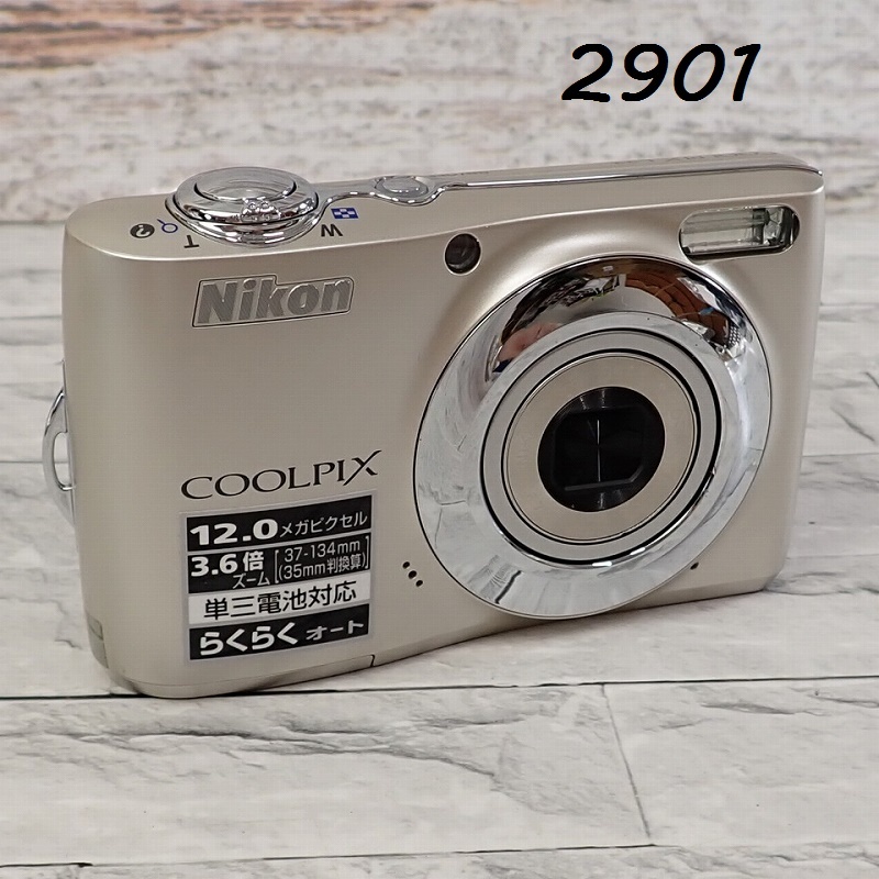 乾電池式/実写美⭕️【動作確認済】Nikon COOLPIX L22 デジカメ Yahoo!オークション -「coolpix l22」の落札相場・落札価格