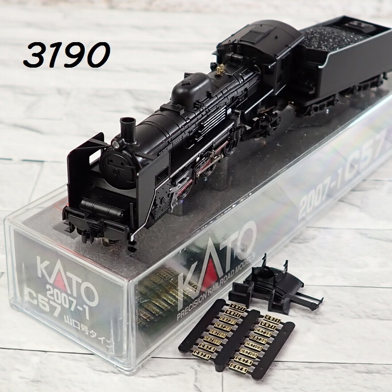 Nゲージ 2007 C57 蒸気機関車貴婦人 Yahoo!オークション -「kato 2007 c57」の落札相場・落札価格