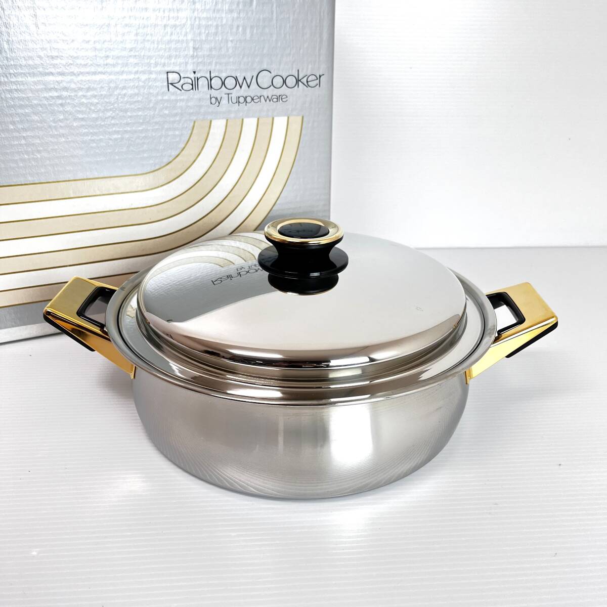 Rainbow Cooker 26cm深鍋 ステンレス両手鍋 Yahoo!オークション -「レインボークッカー 26cm」の落札相場