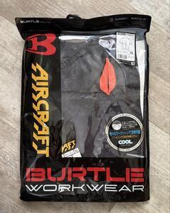 BURTLE バートル エアークラフト半袖ブルゾン ユニセックス 春夏用 ストームブラック AC2086 79 XL