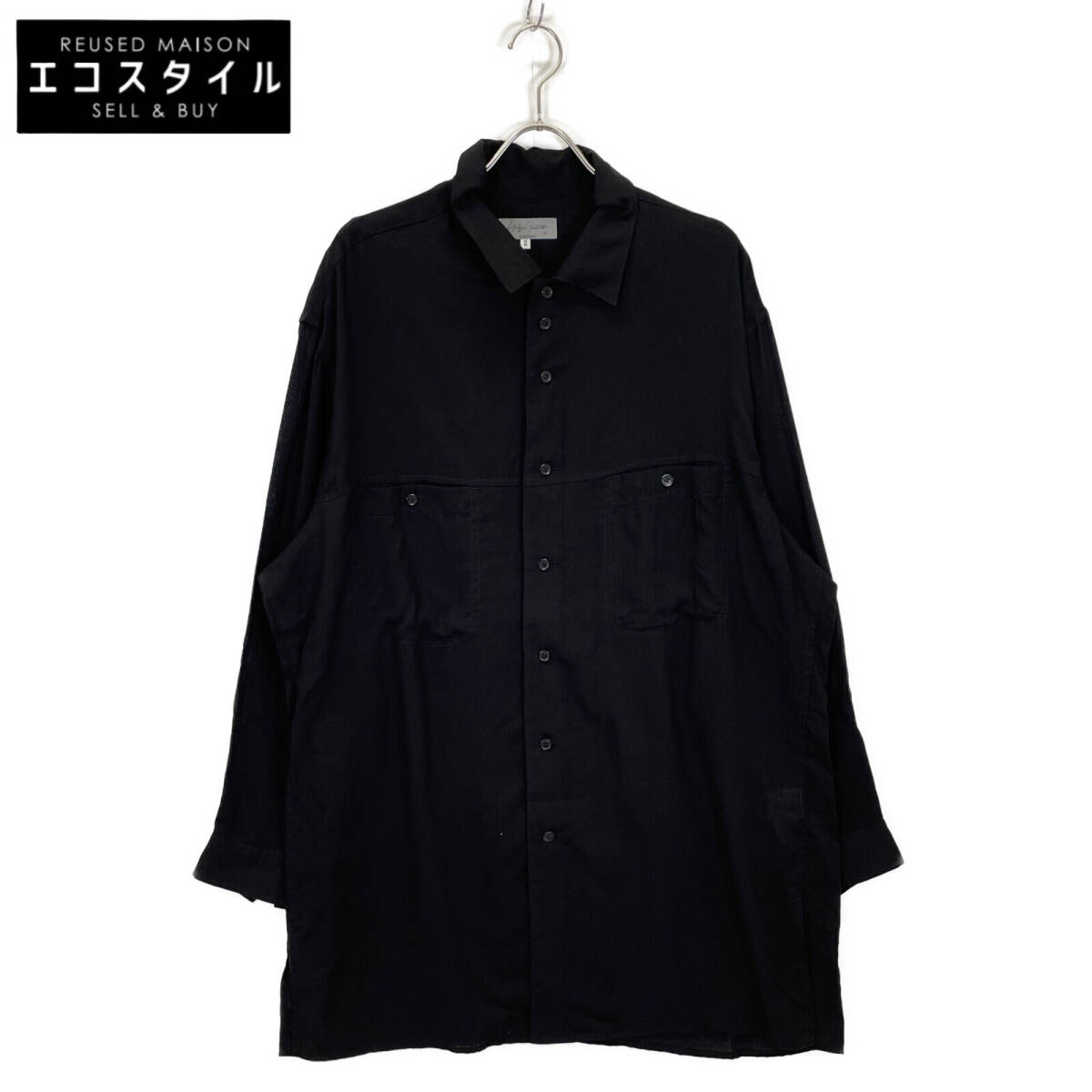 1990's Y's Yohji Yamamoto オープンカラー 開襟 シャツ Yahoo!オークション -「ヨウジヤマモト 開襟シャツ」(男性用