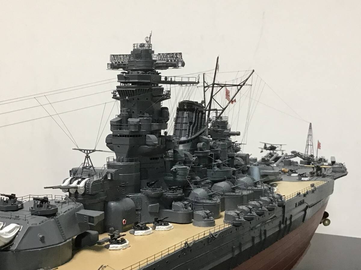 超精密戦艦大和沖縄特攻仕様1/350サイズ800mm超精密仕上です。送料込 Yahoo!オークション - 精密完成品 1/350 戦艦大和最終時