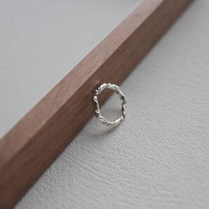 オープニングリング 925シルバー レディース ツイストデザイン