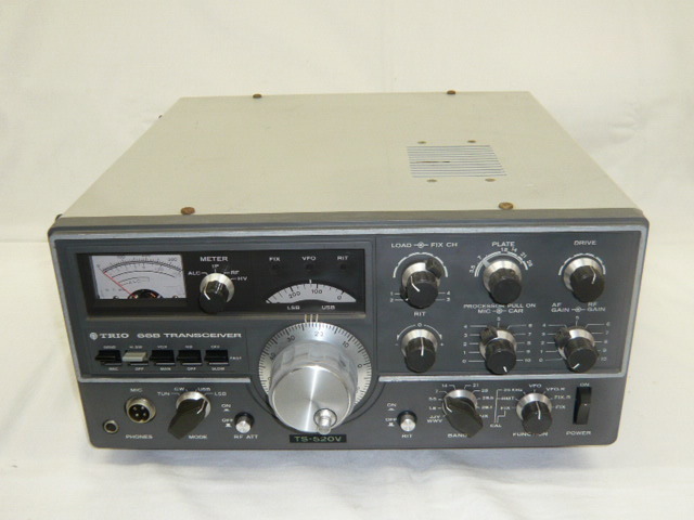 TRIO TS-520S 無線機 トランシーバー 通電確認済み Yahoo!オークション -「trio ts-520」の落札相場・落札価格