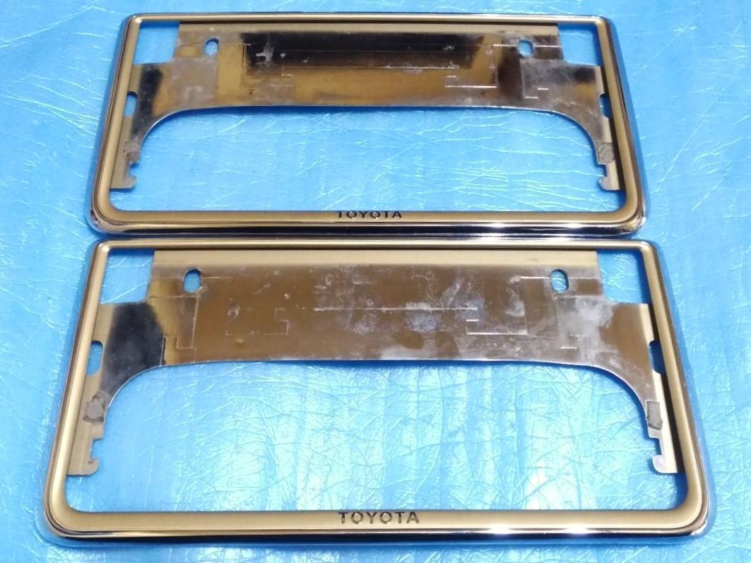 Me☆TOYOTA GOLD中古ナンバーフレーム50枚 2025年最新】Yahoo!オークション -トヨタ ナンバーフレーム