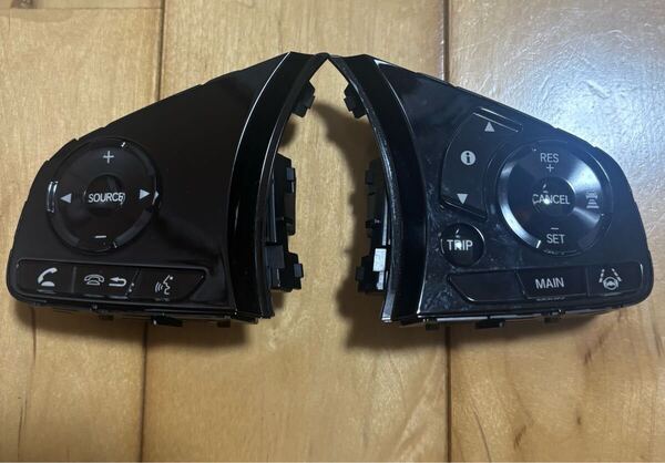 ホンダ N-BOX JF3 カスタム ステアリング スイッチ 左右セット SW LED打ち変え済み ハンドル エヌボックス JF4