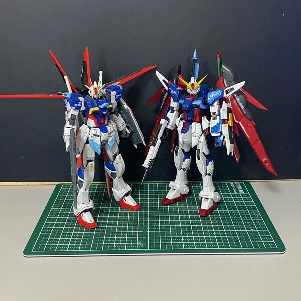 RG フォースインパルスガンダム デスティニーガンダム チタニウムフィニッシュ