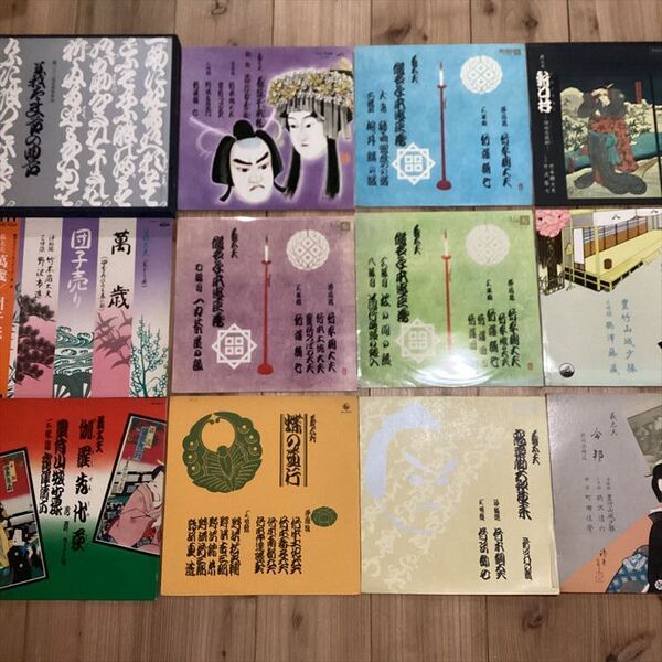 義太夫【12枚】RF0206-5 //音頭 舞踊 浪曲 節 純邦楽 民謡 小唄 長唄 端歌 琴 尺八 三味線 和楽器 わらべうた 漫才 清元