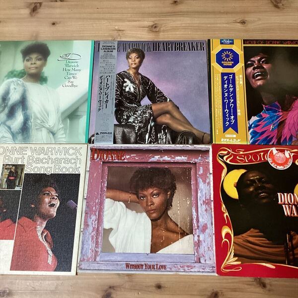 ディオンヌ・ワーウィック【6枚】RF0703-41 LP レコード まとめ売り ソウル ファンク SOUL FUNK DISCO female vocal