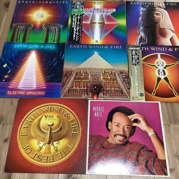 アース・ウィンド・ファイヤ【8枚】RF0703-43 LP レコード まとめ売り ソウル ファンク SOUL FUNK DISCO earth wind fire
