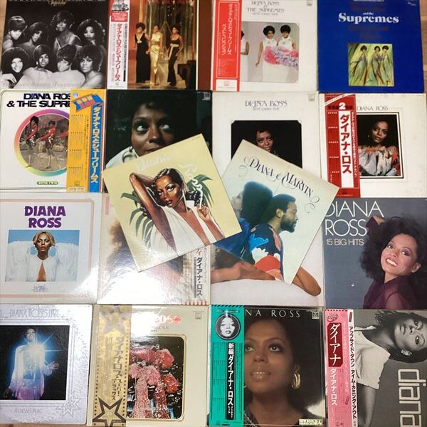 ダイアナロス シュープリームス【18枚】RF0703-53 LP レコード まとめ売り ソウル ファンク SOUL FUNK the supremes diana ross
