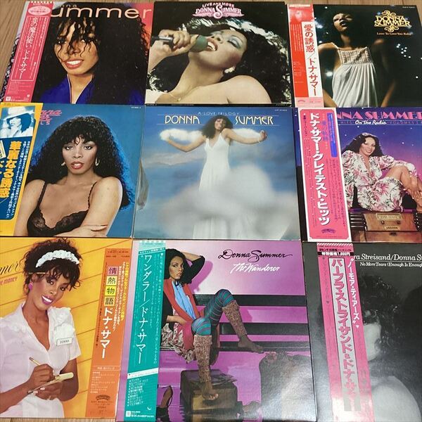 ドナ・サマー【9枚】RF0703-50 LP レコード まとめ売り ソウル ファンク SOUL FUNK DISCO female vocal donna summer
