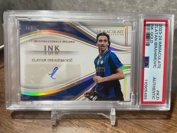 2023-24 PANINI IMMACULATE イブラヒモビッチ INK-GOLD /5 インテル ZLATAN IBRAHIMOVIC