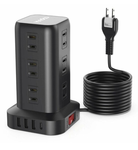 pse済電源タップ usb type-c雷ガード 16個口usb 延長コード