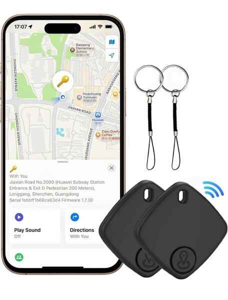 エアタグ airtag (2個セット)紛失防止タグ スマートタグ 子供 gps 追跡 タグ 小型 超長持ち 超軽量【 Apple「探す」対応 IOS専用 】