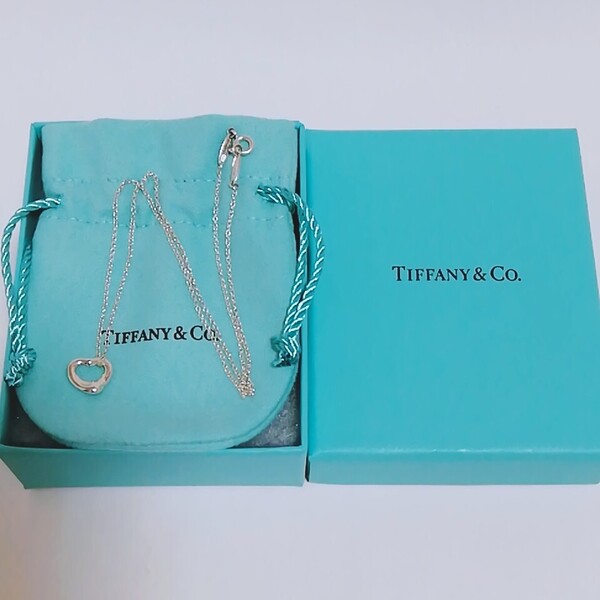 ティファニー エルサペレッティ オープンハート ペンダント XS 11mm シルバー ネックレス TIFFANY&Co. 送料無料③