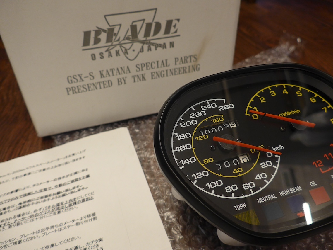 スズキカタナスピードメーター送料込み中古品 2025年最新】Yahoo!オークション -gsx1100sカタナ メーターの