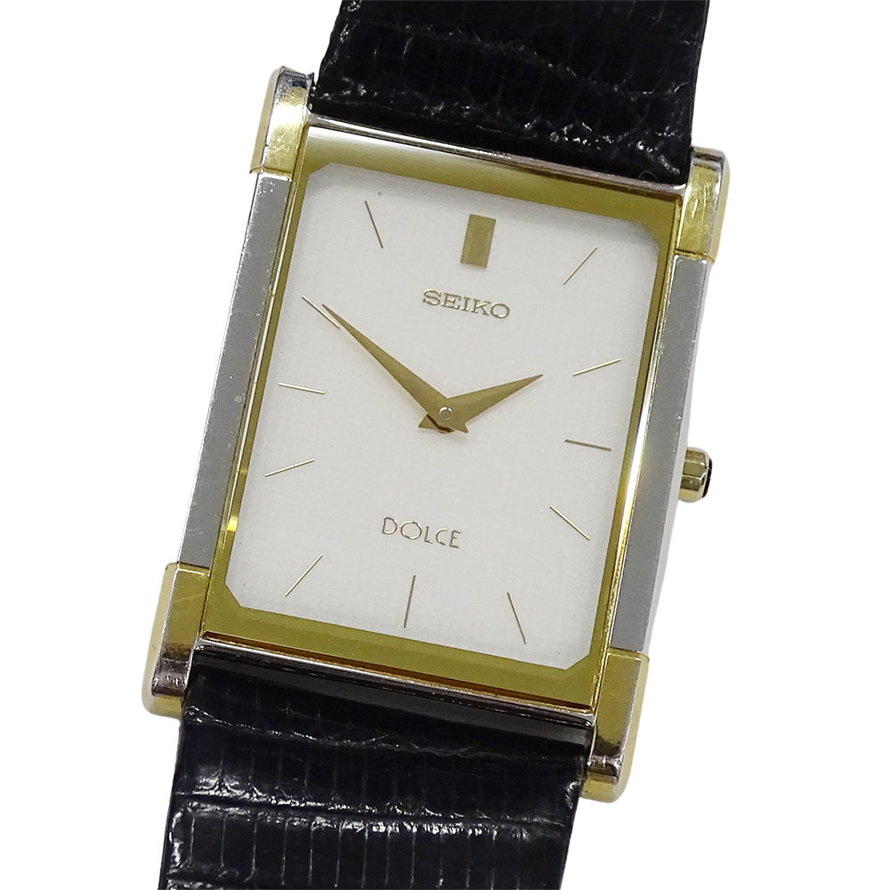 【稼働品】SEIKO DOLCE セイコードルチェ メンズクオーツ腕時計 2025年最新】セイコー ドルチェ(SEIKO DOLCE) - Yahoo!オークション