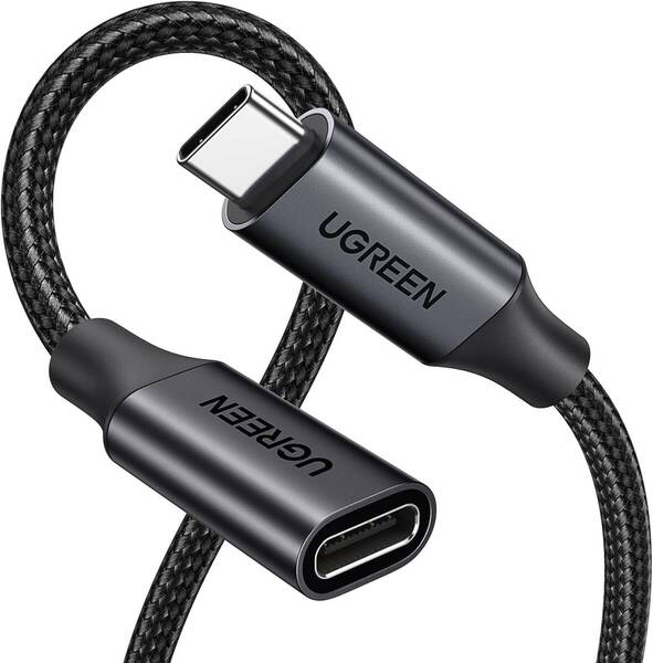 UGREEN USB-C 延長ケーブル 延長コード PD対応 100W/5A 急速充電 USB3.2 Gen2(10Gbps) 高速データ転送 【4K@60Hz対応】タイプc