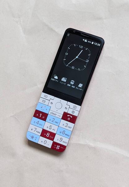 送料無料 SIMフリー 京セラ INFOBAR xv KYX31 SIMロック解除済み 4G ガラホ ガラケー 他社SIMで動作確認済み LTE ニシキゴイ