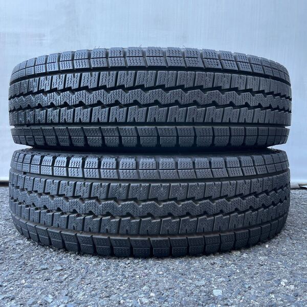 超バリ山.波残り☆ダンロップ WINTER MAXXウィンターマックス SV01☆165R13 6PR LT☆2本SET☆国産MADE in ジャパン.