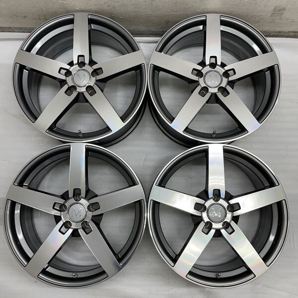 美品☆MandrusArrow☆19インチ PCD112 8.5J+25☆4本SET☆ROTARY FORGED. 鋳造ホイール☆アウディ S5.A5.A7 4M.Q7等