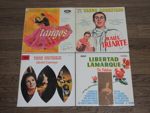 USA盤☆タンゴ/4枚(LP)輸入盤セット/LIBERTAD LAMARQUE=TANGOS INOLVIDABLES=BOLIVIA=SIN PALABRAS=BRASIL/ARTHUR MURRAY FAVORITIES