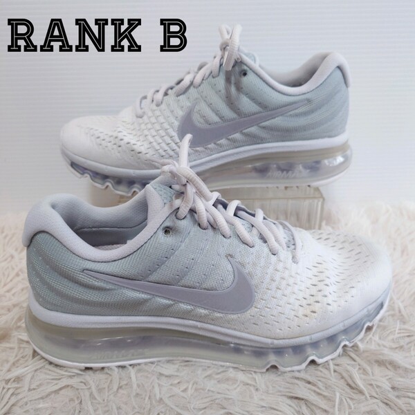 NIKE AIR MAX 2017 ナイキ エアマックス スニーカー シューズ 靴 24.5cm レディース ライトグレー 灰色