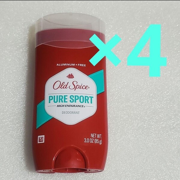 オールド スパイス ピュア スポーツ デオドラント スティック 85g ×4 (old spice PURE SPORT 制汗剤)
