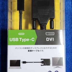 エレコム 変換ケーブル USBC DVI 2.0m ブラック 【iPhone 16/16 Pro/16 Pro Max/16 Plus 対応検証済】 CAC-CDVI20BK