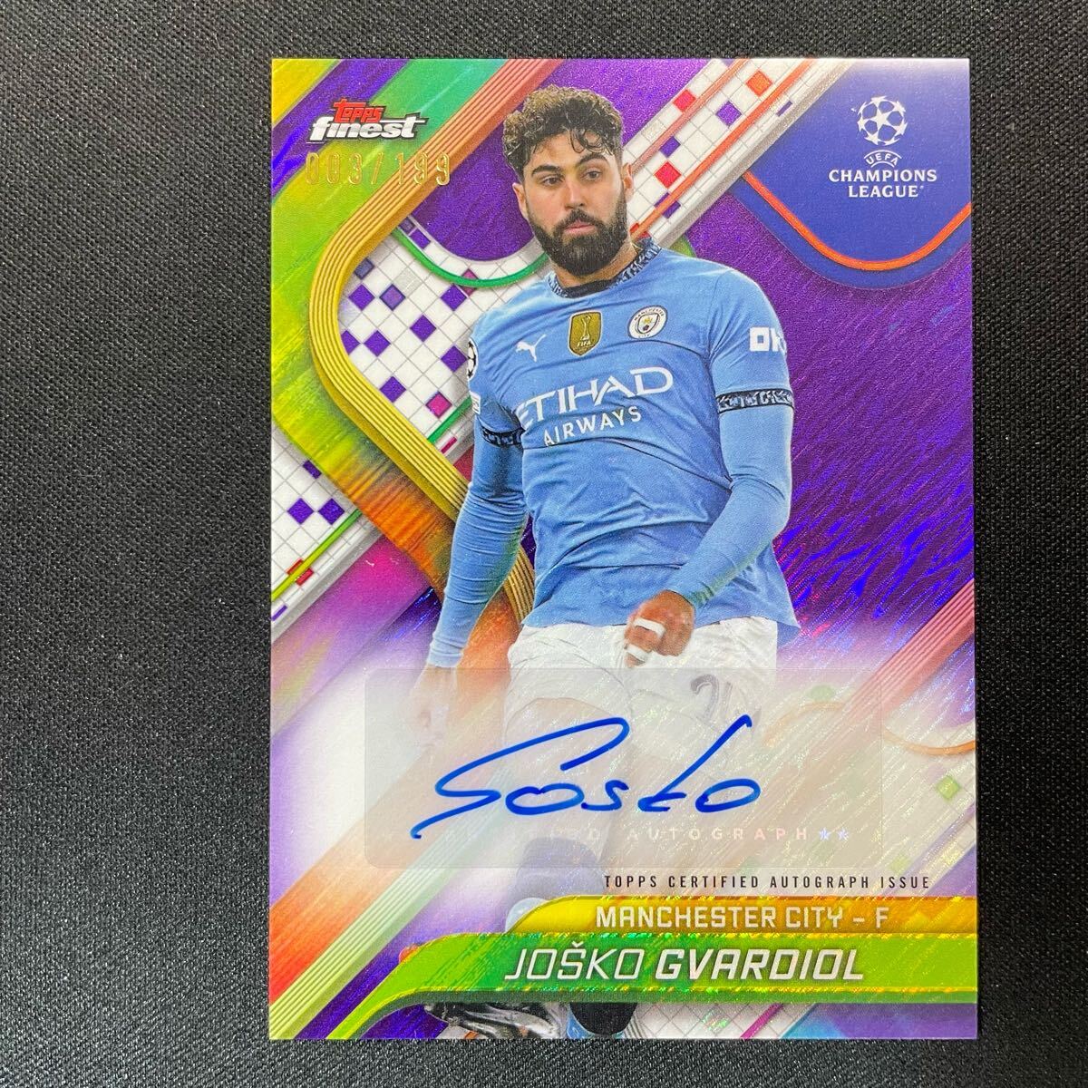 ヨシュコ・グヴァルディオル直筆サインカード 299枚限定 Yahoo!オークション -「josko gvardiol」の落札相場・落札価格