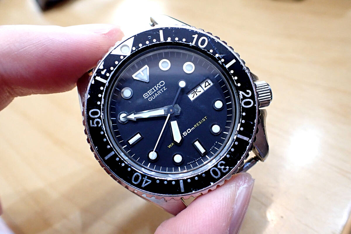 SEIKO セイコーダイバー 6458-6000 ヴィンテージ品 状態良好 Yahoo!オークション -「seiko 6458-6000」の落札相場・落札価格