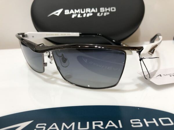 新品!送料無料!サムライ翔 U901 #3 正規品 跳ね上げサングラス FLIP UP 2023年 SAMURAI SHO 勇 哀川翔 SAMURAISHO 偏光レンズ ハネアゲ