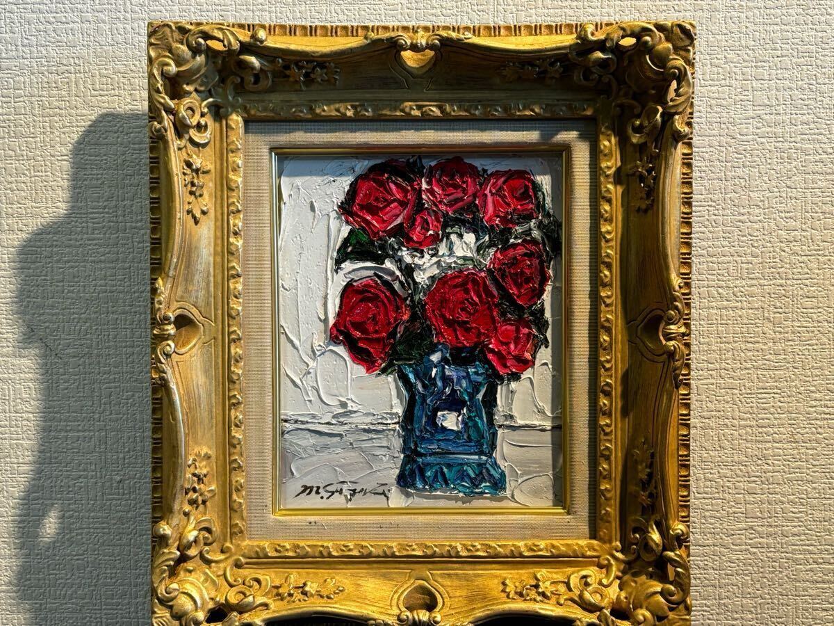 人気作家鈴木 康雄 フラワーと花瓶油絵410×316号 相場価格72万円 Yahoo!オークション -「鈴木」(静物画) (油彩)の落札相場・落札価格