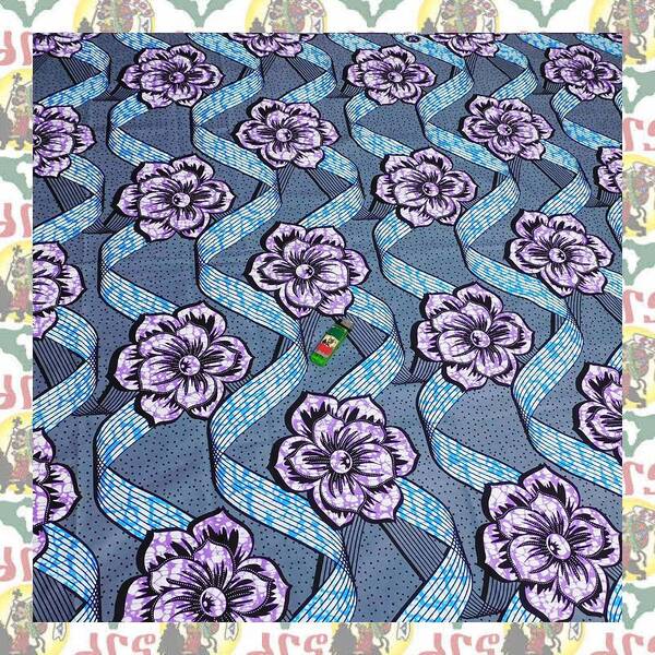 【SALE/180cm x 110cm/2ヤード】アフリカンプリント生地 barg-j72 アフリカ布 アフリカ生地 ゴールドプリント アンカラ キテンゲ パーニュ